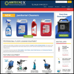 Screen shot of the Amtech Uk website.