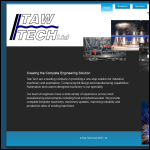 Screen shot of the Taw Tech Ltd website.