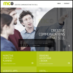 Screen shot of the Mc+co website.