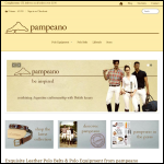 Screen shot of the Pampeano website.