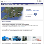 Screen shot of the Peter Staines Refrigeration Ltd website.