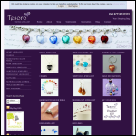 Screen shot of the Tesoro Venetian Jewellery website.