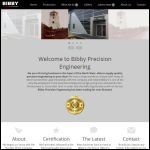 Screen shot of the Billington Export Ltd website.
