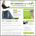 Screen shot of the Sell My Commercial Property UK website.