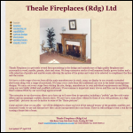 Screen shot of the Theale Fireplaces (Reading) Ltd website.