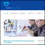 Screen shot of the Gamidor Technical Services Ltd website.
