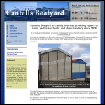 Screen shot of the Cantell & Son Ltd website.