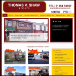 Screen shot of the Thomas V Shaw & Co Ltd website.