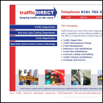 Screen shot of the Traffic Direct Ltd website.