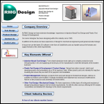 Screen shot of the Rmg Design website.