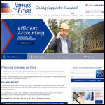 Screen shot of the James De Frias Ltd website.