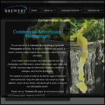 Screen shot of the Brewery Studios website.