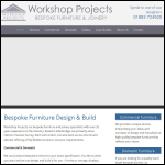 Screen shot of the The Workshop Projects Ltd website.