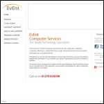Screen shot of the Event Computer Services Ltd website.