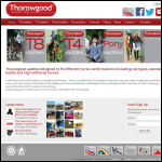 Screen shot of the Thorowgood Ltd website.