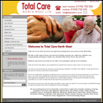 Screen shot of the Total Care Northwest website.