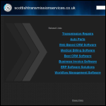 Screen shot of the Scottish Transmission Services website.