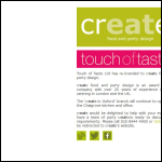 Screen shot of the Touch of Taste website.