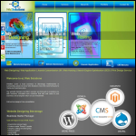 Screen shot of the Ez Web Solutions website.