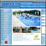 Screen shot of the Dripool Ltd website.