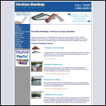 Screen shot of the Fibreglass Mouldings website.