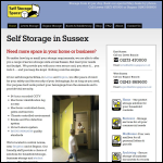 Screen shot of the Self Storage Space (Trading) Ltd website.