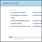 Screen shot of the B2b Contact Marketing website.