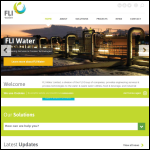 Screen shot of the FLI Water Ltd website.