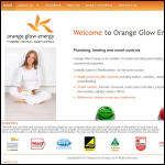 Screen shot of the Orange Glow Energy Ltd website.
