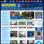 Screen shot of the Trimetals Ltd website.