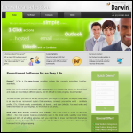 Screen shot of the Darwin Recruitment Software website.