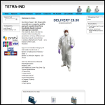 Screen shot of the Tetra Soc website.