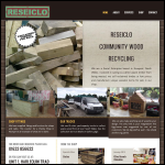 Screen shot of the Reseiclo Community Wood Recycling website.