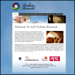 Screen shot of the A2z Probate Research Ltd website.