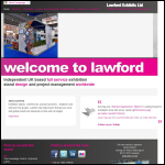 Screen shot of the Lawford Exhibits Ltd website.