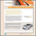 Screen shot of the Tune-tec Ltd website.