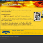 Screen shot of the Technolube Lubrication Systems website.