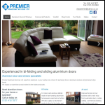 Screen shot of the Premier Aluminium Services Ltd website.