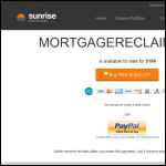 Screen shot of the Mortgage Reclaims website.