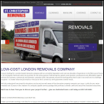Screen shot of the St Christopher Removals website.