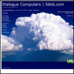 Screen shot of the David J Rice - Dialogue Computers website.