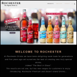 Screen shot of the The Original Drinks & Food Co Ltd website.