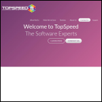 Screen shot of the Top Speed Support Ltd website.