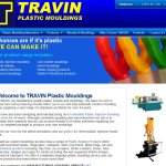 Screen shot of the Travin Products website.