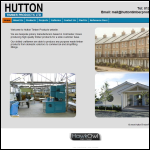 Screen shot of the Hutton Timber Products Ltd website.