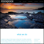 Screen shot of the Rockpool Exhibitions Ltd website.