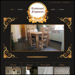 Screen shot of the Traditional Flagstones website.
