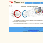 Screen shot of the Tw Chemical Ltd website.