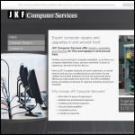 Screen shot of the Jkf Computer Services website.