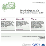 Screen shot of the Top Lodge Leisure Ltd website.